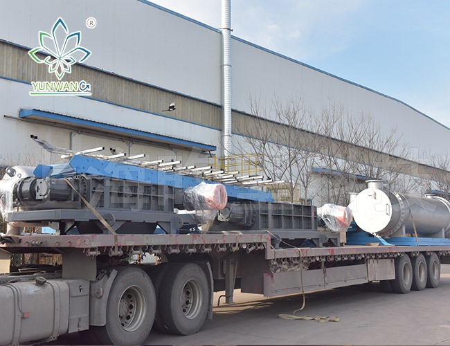 成套無害化處理設備裝車發(fā)貨中